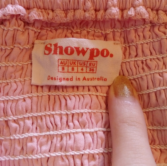 Showpo Floral Embroidered Puff Sleeve Crop Top - Picture 6 of 7